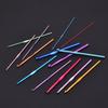 Anodized Aluminum Single Head Crochet Hook Set for DIY Knitting Projects