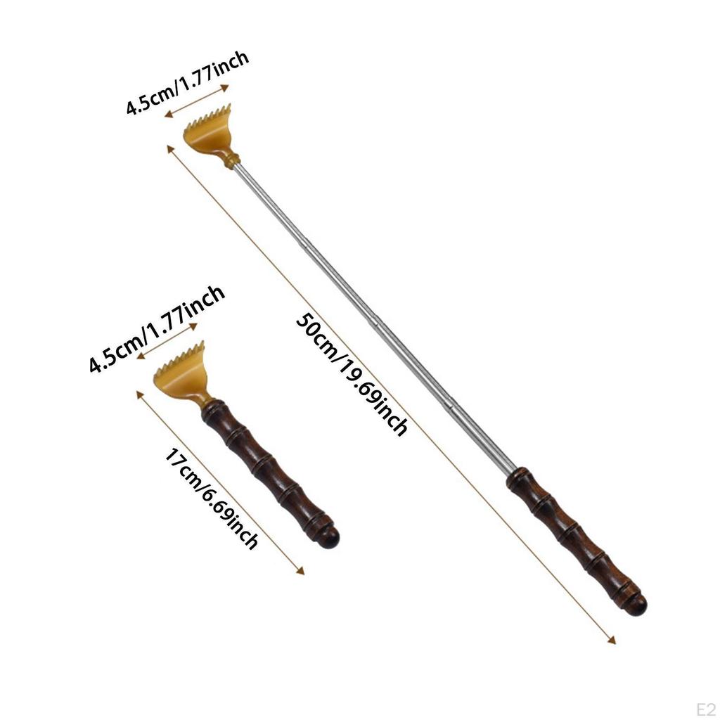 Rückenkratzer Tragbar Ausziehbar Multifunktional Verstellbares Massagegerät Körper für Reisen