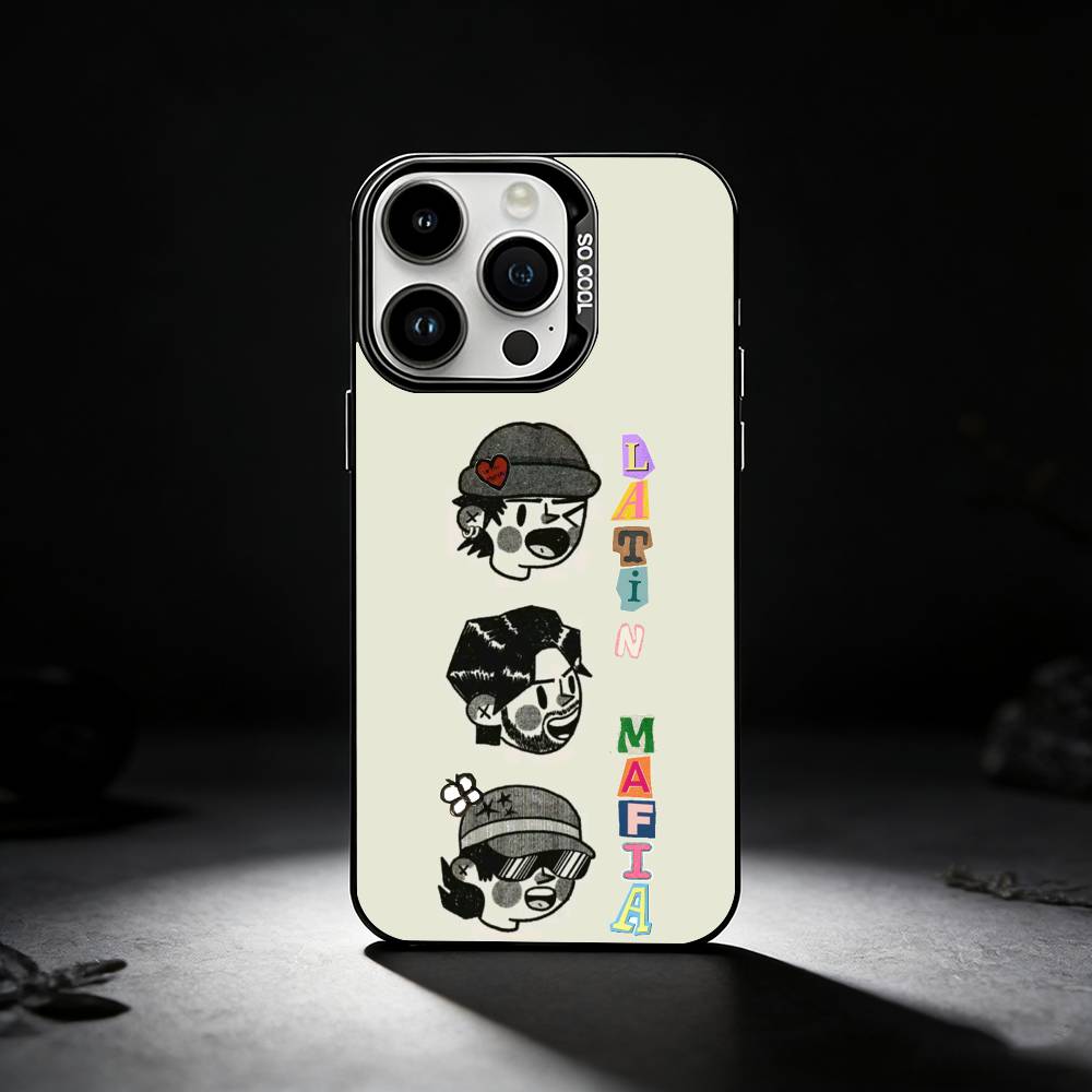 

Latin Mafia Creative Phone Case For iPhone 17,16,15,14,13,12,11 Plus,Pro Max,XS,Colored silver phone case iPhone16pro