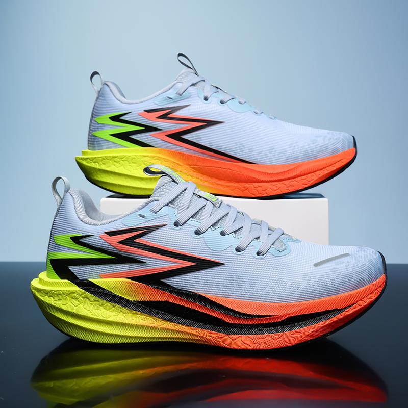 Running Shoes Carbon Board Speciality Marathon Men Sports Breathable Lightweight Women's Comfortable Athletic Nonskid Sneakers