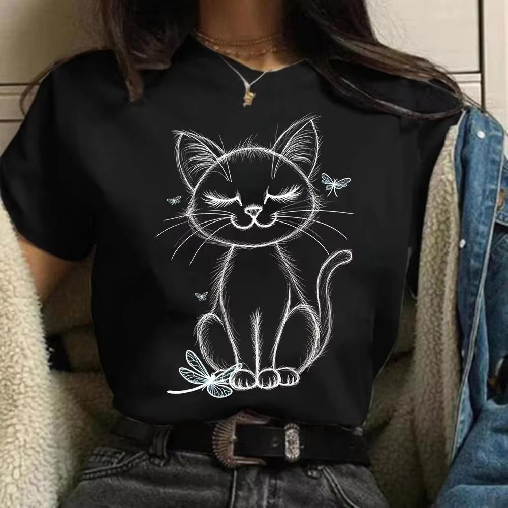Unisex Cool Wild Animal Tshirt Tiger Leopard Sunglasses Graphic Crewneck Short Sleeve Casual Streetwear Trendy Daily Tee Top