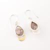 Pink Opal Turquoise Gemstone 925 Sterling Silver Handmade Jewelry Earrings 1.5" EE-162-40