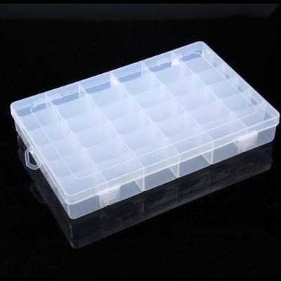 36 Grid Storage Jewelry Box Transparent Storage Container Multi-function Portable Eco-friendly Practical Nail Art Accessories