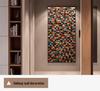 3D Solid Wood Mosaic Geometric Abstract Wall Art for TV Background or Entrance Hall