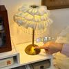 Simple light luxury deluxe sense master bedroom lamp nightstand Creative dimming warm energy-saving decorative atmosphere lamp