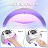 380W Profesionální sušička nehtů LED UV lampa na nehty Sušička gel laku Světlo Příslušenství pro nail art Vytvrzování gelu Nehty na nohou