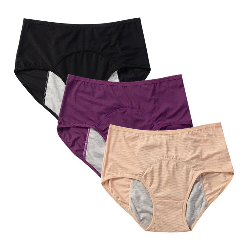 Dámské menstruační prodyšné kalhotky Antibakteriální Pohodlné Nepropustné kalhotky Fyziologické kalhotky
