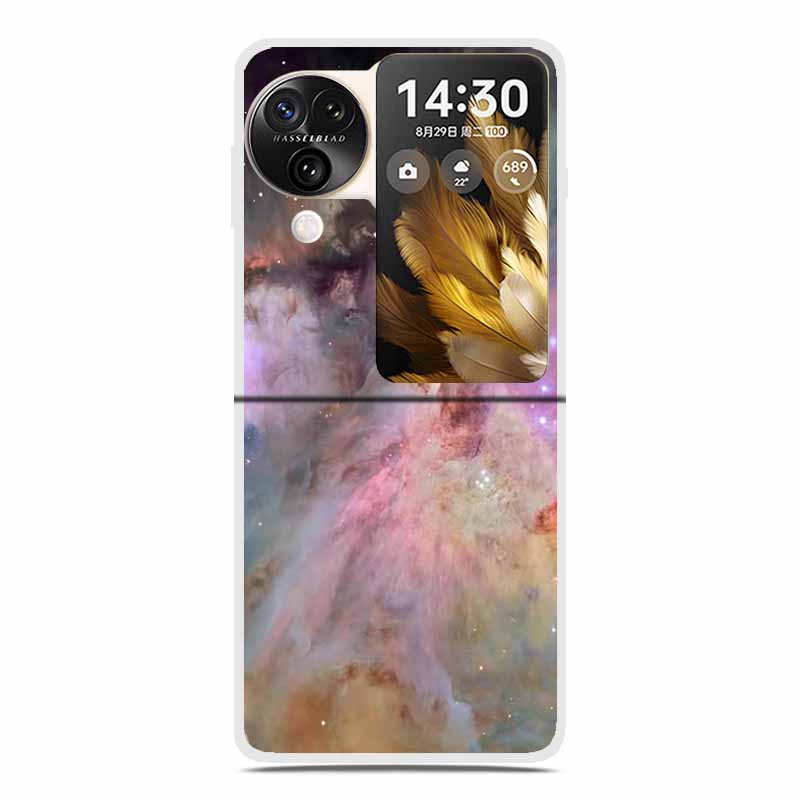 For Oppo Find N3 Flip 5G Cases Clear 6.8" Marble Hard TPU Back Cover For Oppo Find N 3 Flip Phone Cases Coque Fundas Bumper Etui
