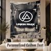 Benutzerdefinierter Text Wandteppich Linkin Park Druck Wandteppich Innen Wohnzimmer Wanddekoration
