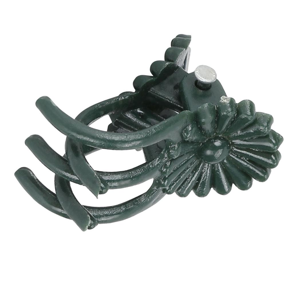 200Pcs Flower Shaped Plant Clip Orchid Stems Fixing Support Clips Garden Tool AccessoriesGreen