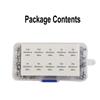 100pcs Insurance Tube Glass Fuses Kit Household 0.2A-20A 100pcs 250V Boxed High Quality Hot Sale Standard Fast Blow