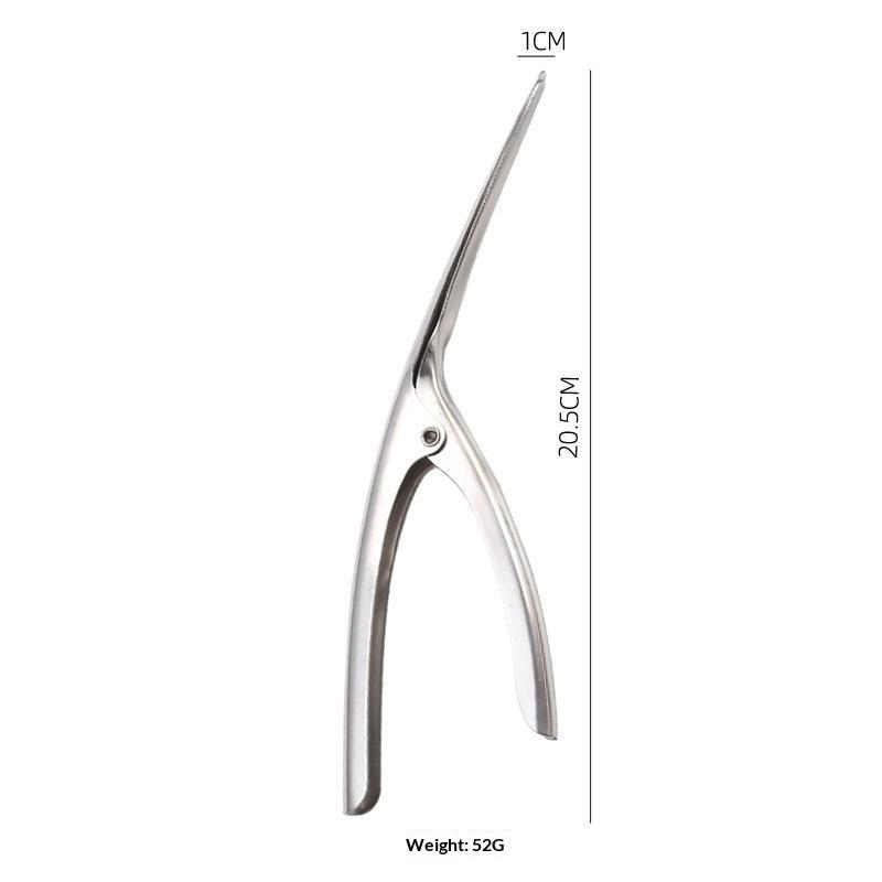 Food Grade Stainless Steel Shrimp Peeler Lightweight Easy Operation Perfect For Home Kitchen Seafood Cooking