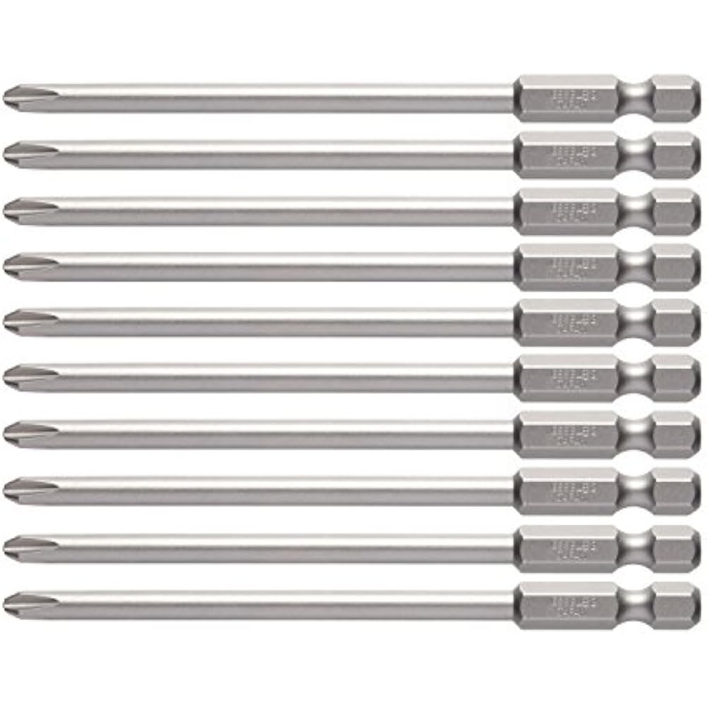 [Amazon.co.jp Exclusive] VESSEL (VESSEL) Screwdriver Bits for Air and Electric Screwdrivers +2 x ...