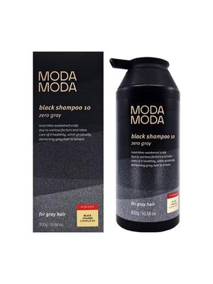 MODA Zero Grau Schwarz Shampoo 10 300g gegen Haarausfall und Ergrauen