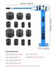 Manual Pipe Bender, Pipe Tube Bender with 14 Bending Dies, 200° Heavy-Duty Tube Bending Tool for Copper Aluminum Iron Pipes, Ideal for HVAC Air