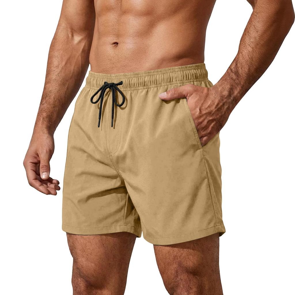 Men's Summer Drawstring Casual Shorts Men's Fashion Sports Shorts