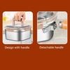 Detachable Handle French Fries Holder Nonstick Camp Food Container Foldable Fryer Basket  Gathering
