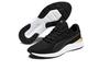 PUMA Adela Core Black/White/Gold Low Sneakers Women's 370544-01