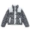 Winter new down cotton-padded clothes women's short small thickened loose cotton-padded clothes fashion printed cotton-padded jacket