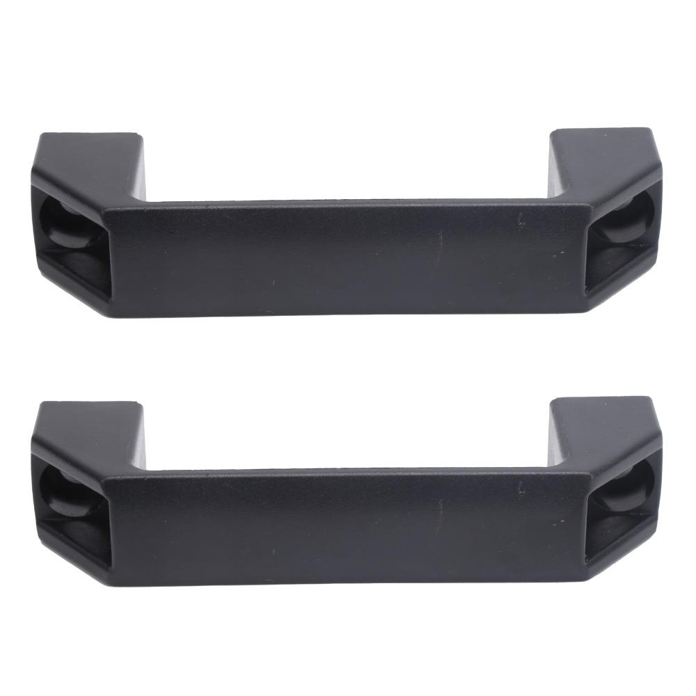 2 Stück 150mm / 120mm Lochabstand Kunststoff Zuggriff / Haltegriff Nylon Schwarz Nylon Industriegriff
