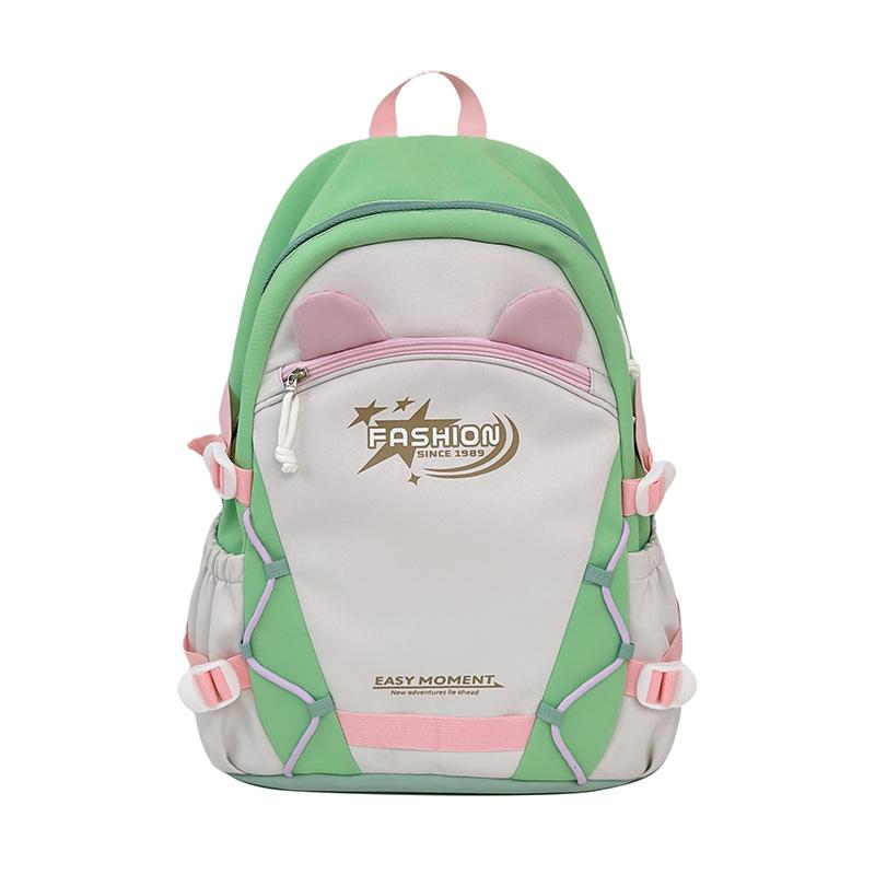 

Новые модные и милые школьные рюкзаки большой вместимости в корейском стиле для учеников средней и старшей школы. Трендовые, простые и универсальные рюкзаки Without pendant