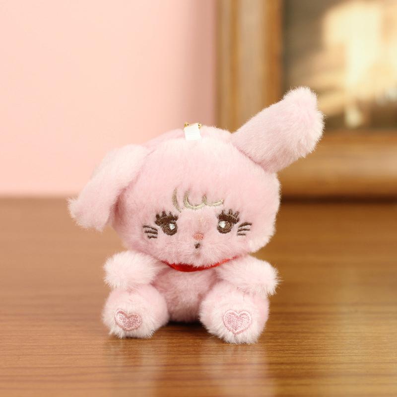 

Плюшевая кукла-подвеска брелок маленькая кукла милая игрушка-животное украшение подвеска для рюкзака подарок розовый