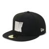 59FIFTY Rhinestone Size 7 5950 RHINESTONE BADGE NEWERA BLK [New Era] Cap, Black, 5/8,