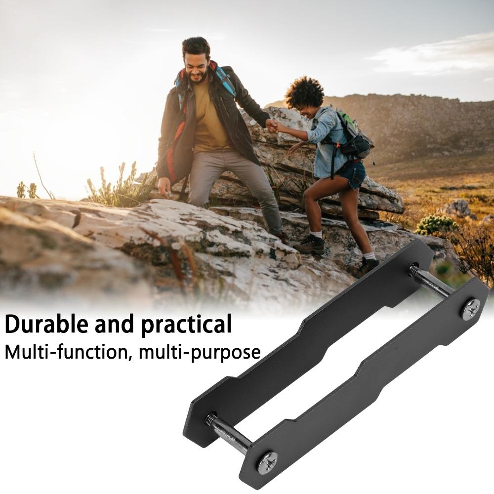 Aluminum Alloy Key Holder Double-Open Keychain Organizer Durable Key Organizer  Outdoor Use