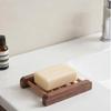 Eco Natural Wood Soap Holder Drain Design Prevent Mildew Soap Tray for Bathroom Counter Shower Housewarming Gift Idea