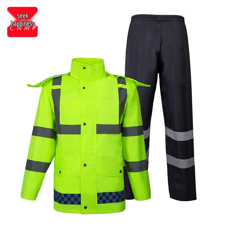 CNMF Reflective Traffic Warning Rain Suit