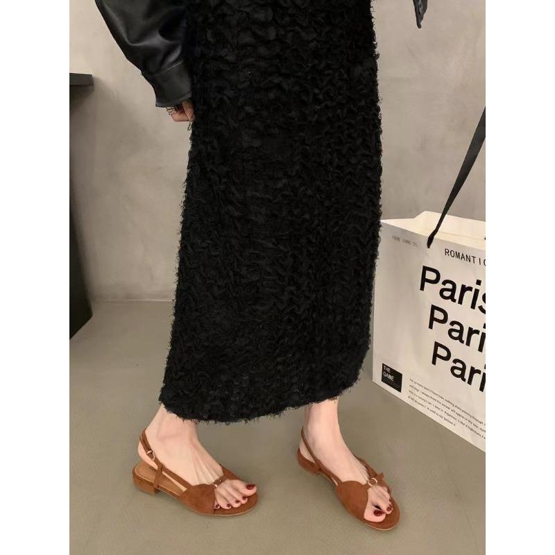 Vintage Sandalen Flache Sandalen