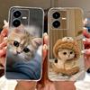 For Vivo Y22 Y22s Y22t V2206 V2207 Elegant Floral Butterfly Phone Case For Vivo Y22 Y22S Y22T 4G Soft Silicone TPU Cases