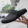 Sommer Herren Backless Walking Mule Slipper Geschlossene Zehe Loafer Lässige Pantolette Traveltime Mule für Herren