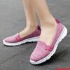 Summer Fashion Slip-on Fitness Casual Shoes Women Big Size Elastic Band Lightweight Sneakers Ladies Non-slip Sport Walking Shoes