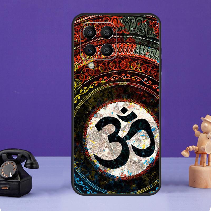 Yoga Om Namaste Mandala Design Case For Samsung Galaxy M34 M13 M53 M51 M31 M11 M14 M54 M12 M32 M52 M16 M36 M56 M15 M35 M55