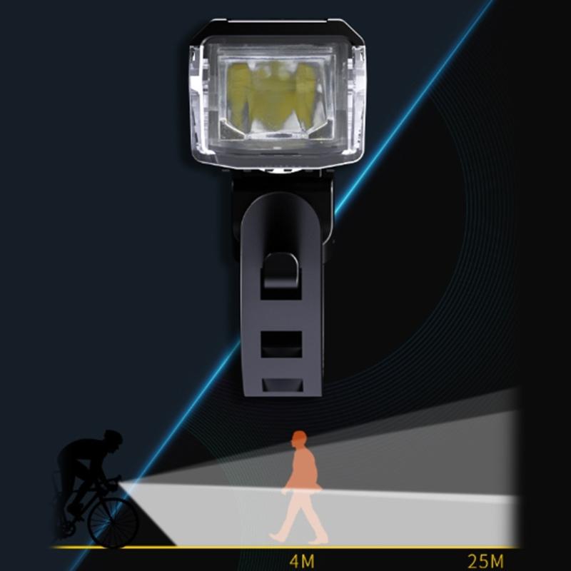 Bicycles Head Light Rechargeable Safety Night Ridings Watertight LED Bicycles Front Lamp Easy Mounts Cycling Front Light
