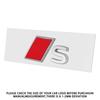 S3 S4 S5 S6 S7 S8 Logo Original Plastic Sticker Car Trunk Decoration Decal Accessories For  qwer114 A4 B8 A3 8P A6 C7 8V B6 B7 B9 Q5