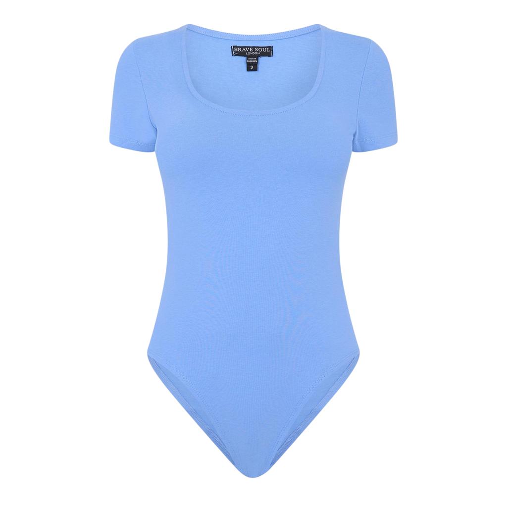 BRAVE SOUL Womens/Ladies Square Neck Bodysuit