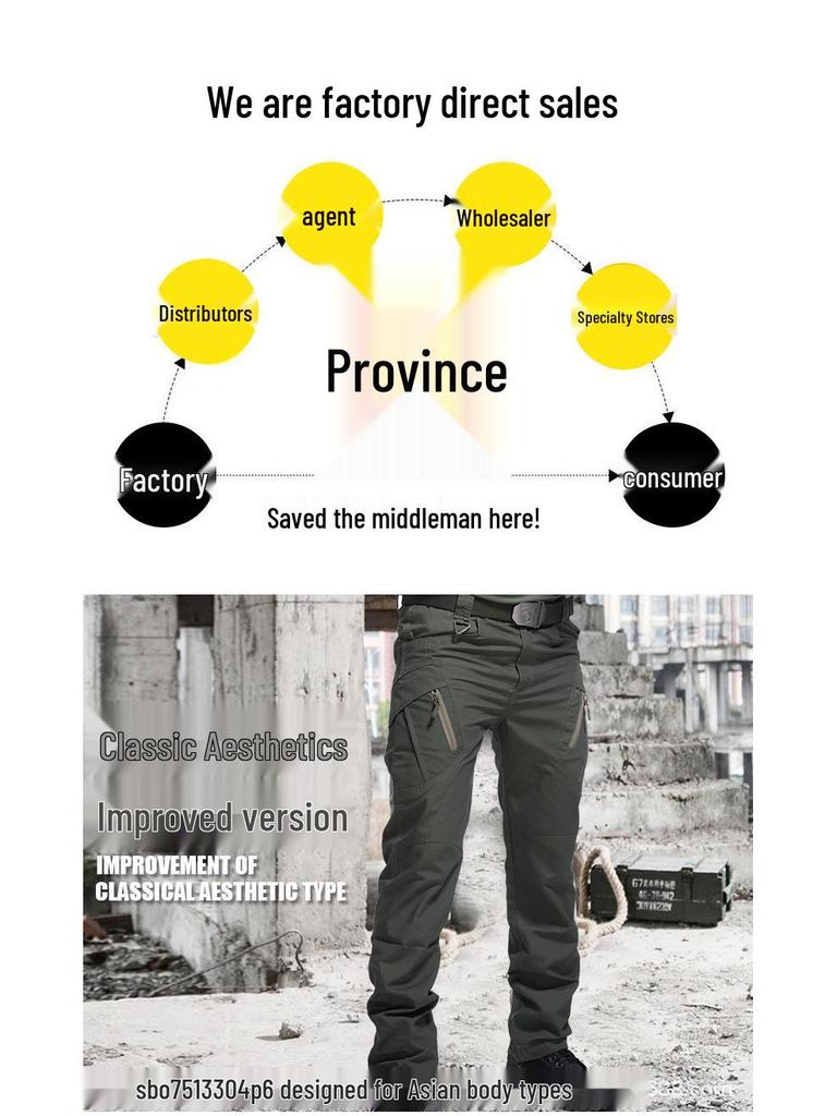 Tactical Assault Multi-Pocket Men's iX9 Training Pants
