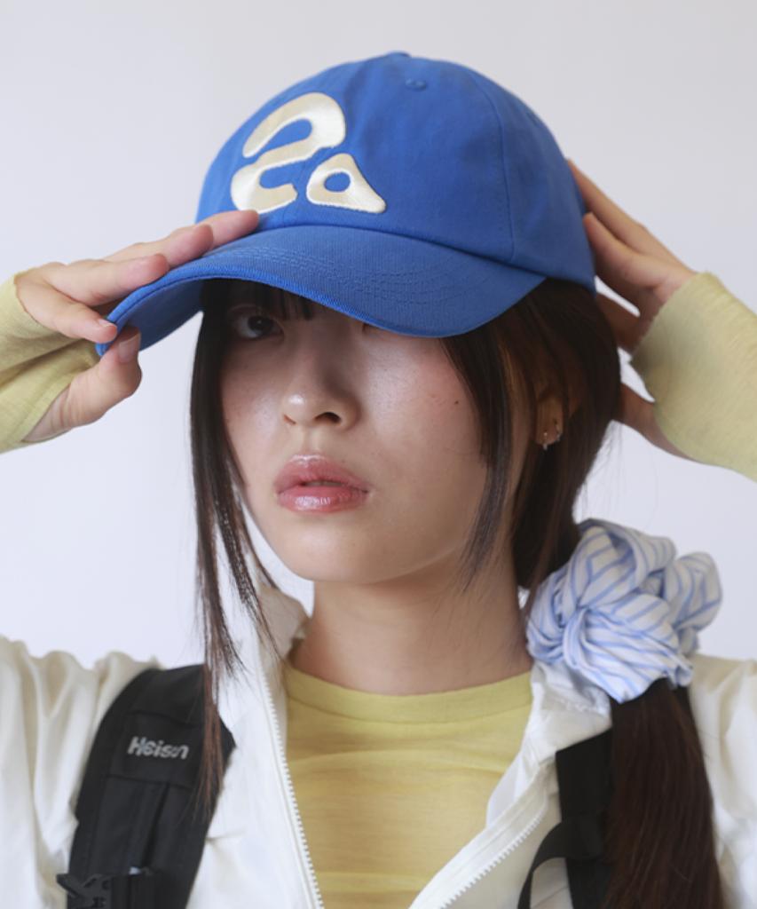 Haisan Big Symbol Baseball Cap Summer Blue