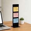 Detachable Transparent Acrylic Memo Board Desktop Screen Holder Office Adhesive Message Display Stand Study Working Daily Use