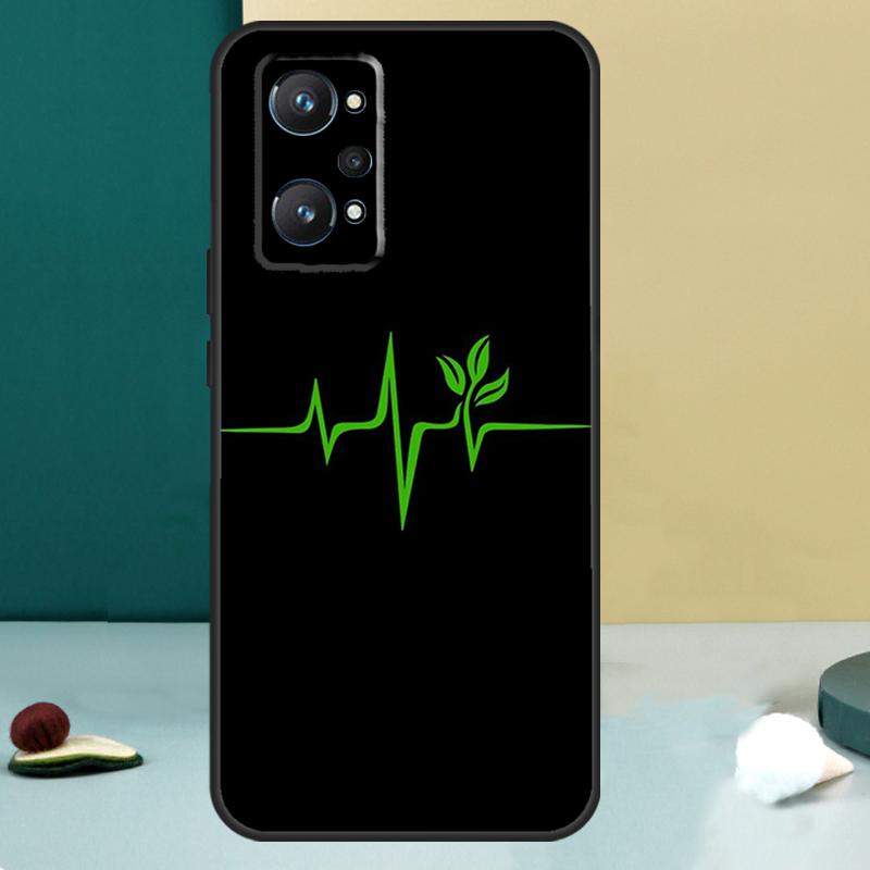 Vegan Pattern For Realme GT 7 Pro GT 5 6 6T C67 C61 C55 C53 C51 C21Y C25S C75 10 11 12 13 14 Pro Plus Case