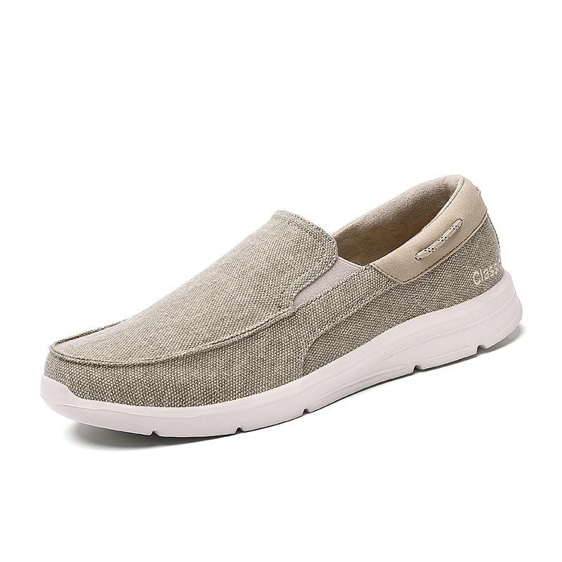 Casual Men's Canvas Shoes Fashion Men's Shoes One Pedal Lazy Cloth Shoes.
