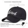 Unisex Blessed Love Embroidery Baseball Caps Spring Autumn Outdoor Adjustable Casual Hats Sunscreen Hat