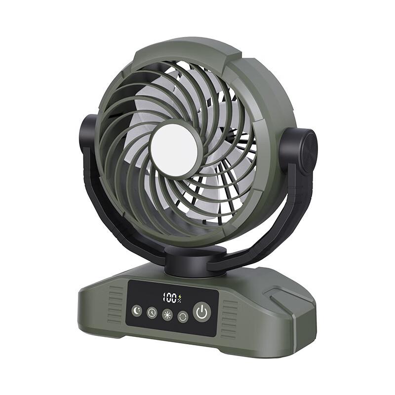 

Jiaxiu Portable Outdoor Camping Fan with LED and Remote