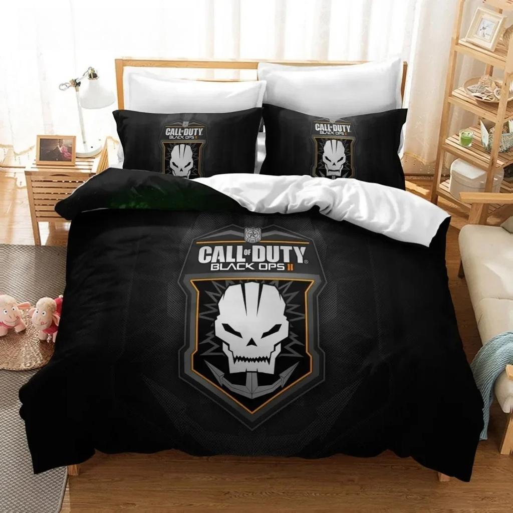 Game Call Of Duty Warzone Bedding Set Duvet Cover Bed Set Quilt Cover Twin Single Queen King Size Boys Adult Home Textile