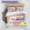 3pcs Kpop Team2 Cover Set - Personalized Name, HD Printed Bedding with 1 Cover and 2 Pillowcases - Perfect for Home Decor, Easy Care