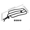 Motorcycle Luggage Rack Rear Bracket Multi-hole Modification with Screws Strong