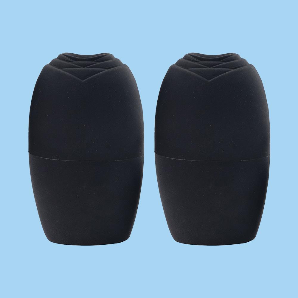 Women's Facial Beauty Rose Ice Pack Ice Tray Massage To Remove Puffiness Ice Mold Roller Massager Silicone Face Pack