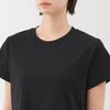 MUJI Women's Cooling Short Sleeve One-Piece Dress, Black, Women's S